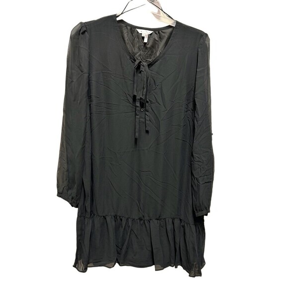 Draper James Plus Size Black Long Sleeve Loose Fit Flowy Shift Dress. Size XXL. - Picture 4 of 7